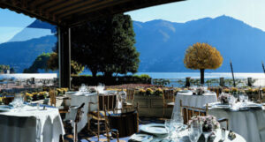 Breakfast over Lake Como